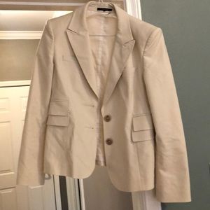 STRENESSE Cream blazer. Size 4